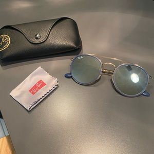 Never worn Double Bridged Ray Bans